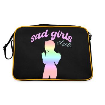 Sad Girls Club Anime T-Shirt - Sac Retro - noir/or - Dos