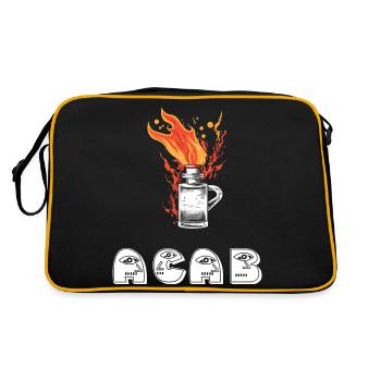 ACAB - Sac Retro - noir/or - Dos