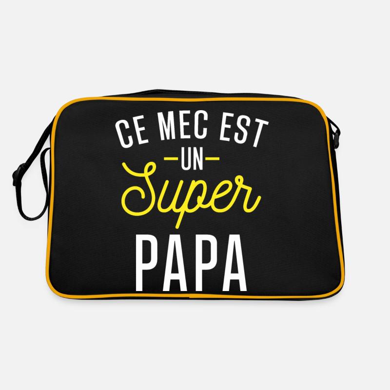 ce mec est un super papa / cadeau humour papa Sac Retro