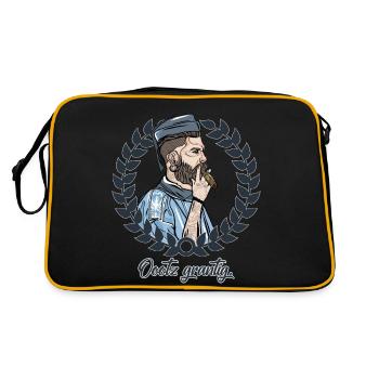 Rieser Grantler // Illustration - Retro Bag - black/gold - Back