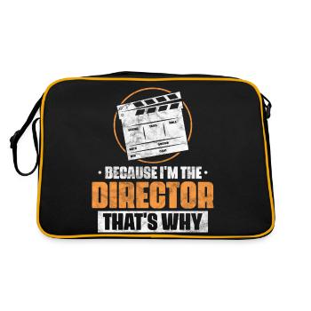 Parce que je suis le réalisateur C’est pourquoi - Sac Retro - noir/or - Dos