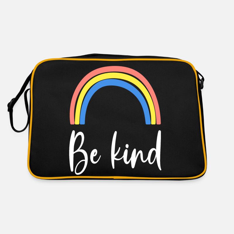 Be Kind Rainbow Retro Tasche