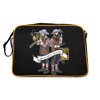 Boys' Band // Wind Band - Retro Bag - black/gold - Back