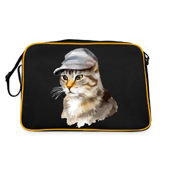 Miki le chat au chapeau - Sac Retro - noir/or - Dos