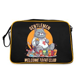 Welcome to Fat Club - Retro Bag - black/gold - Back