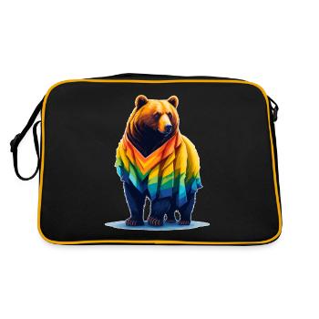 Ours de fierté - Sac Retro - noir/or - Dos