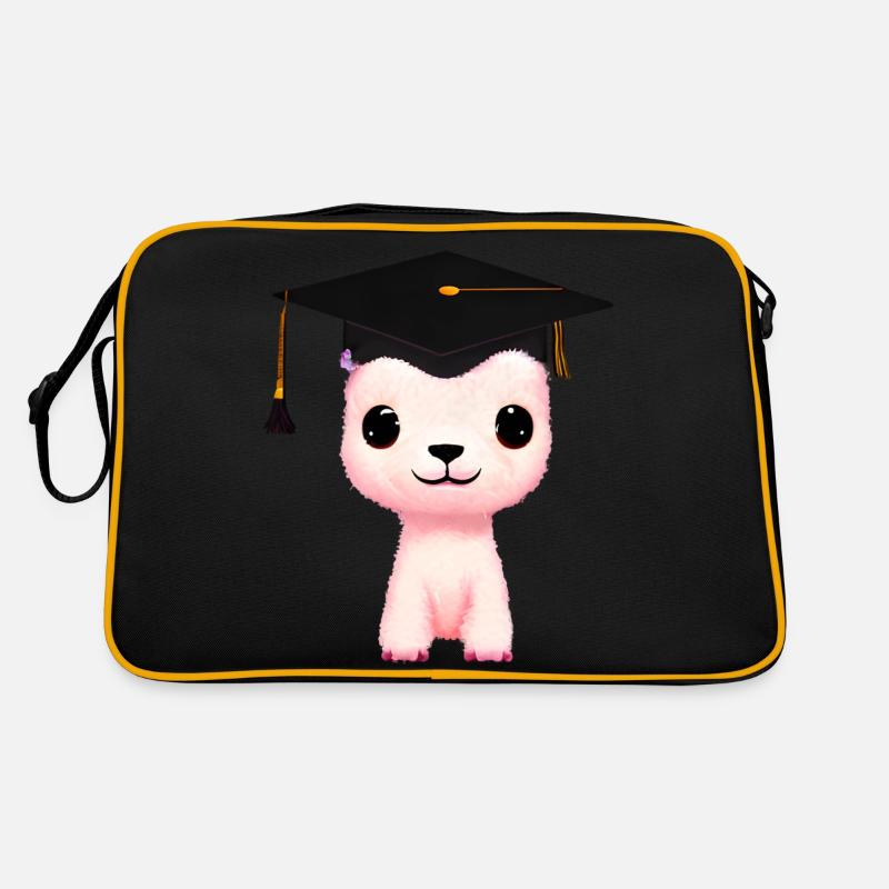 Bachelor School Leaving Certificate Alpaca Studies Graduate Retro Bag