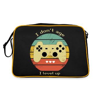 Jeux rétro - Sac Retro - noir/or - Dos