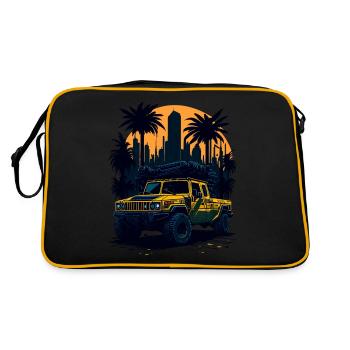 Aventure hors route | 4x4 - Sac Retro - noir/or - Dos