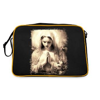 Holly Mary Maria Madonna Mariana Virgin Mary Holy - Retro Bag - black/gold - Back