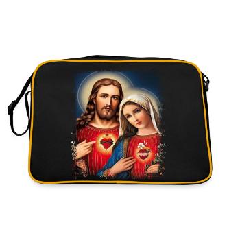 Holly Mary Maria Madonna Mariana Virgin Mary Holy - Retro Bag - black/gold - Back
