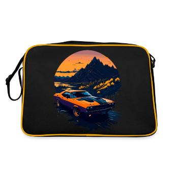 Classic sports car - Retro Bag - black/gold - Back
