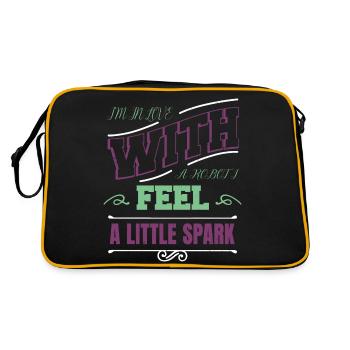 mechanical gift building robots automatic awesome - Retro Bag - black/gold - Back