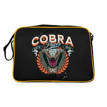 Le Cobra Invincible - Sac Retro - noir/or - Dos