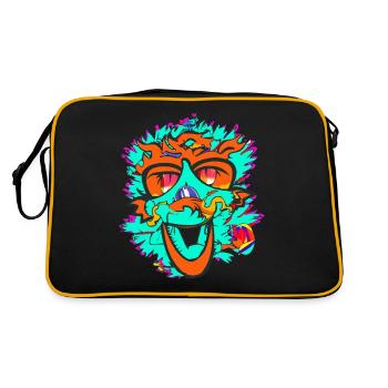 The Monkey King - Retro Bag - black/gold - Back