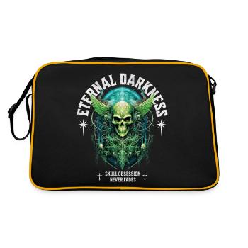 Skull Skull Skeleton Dark Dark - Retro Bag - black/gold - Back