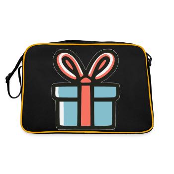Gift Box - Retro Bag - black/gold - Back