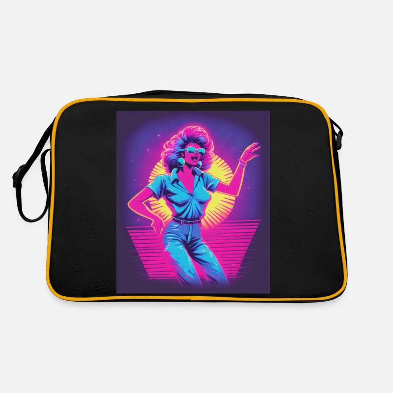 Pawpawing Mädchen Retro Tasche