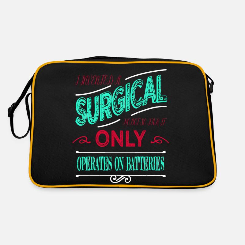 robotics tshirt present humor boys funny quote Retro Tasche