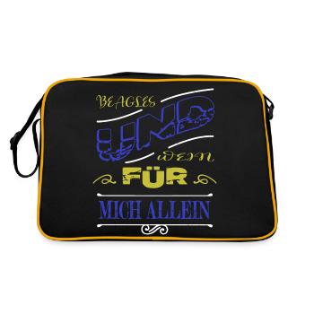Egalite Wine Spritzer Dog Breed Wine Lover - Retro Bag - black/gold - Back