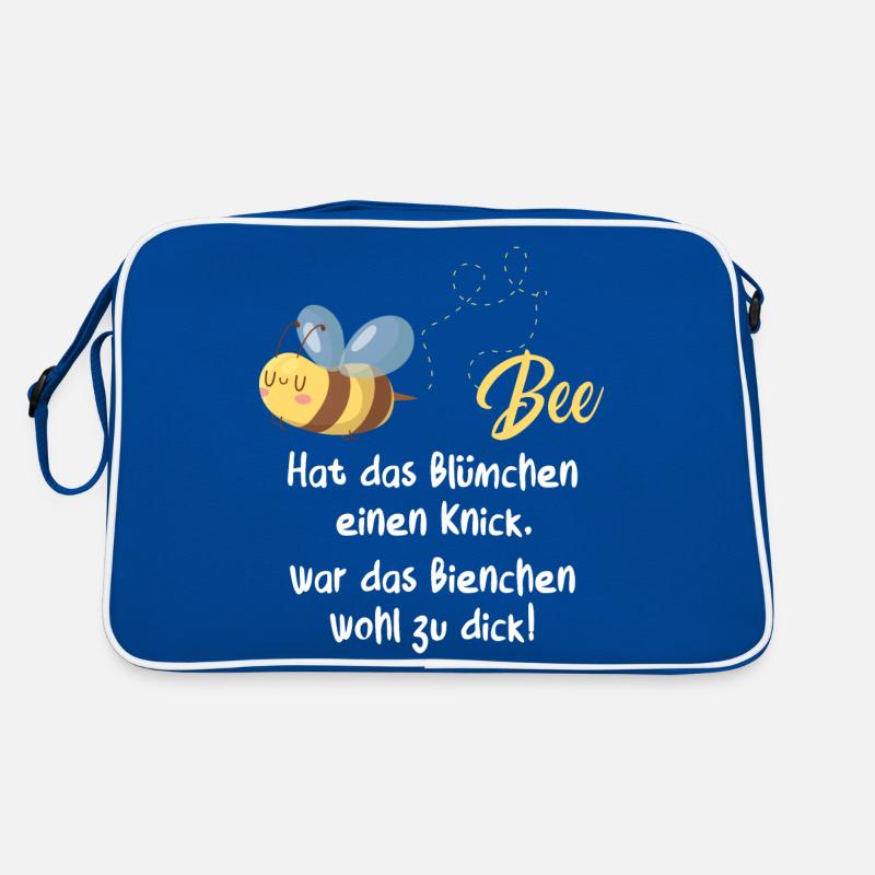 Hat Das Blümchen Einen Knick War Das Bienchen Wohl Retro Tasche
