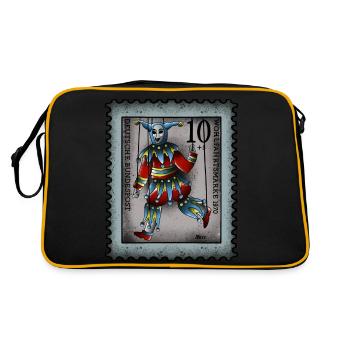 Timbre Fou - Sac Retro - noir/or - Dos