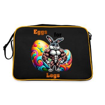Oeufs pour les cuisses - Sac Retro - noir/or - Dos