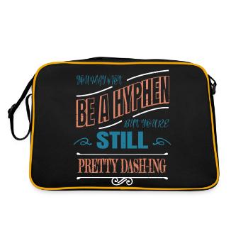 Books Fun Statement Blogger Article Cool - Retro Bag - black/gold - Back