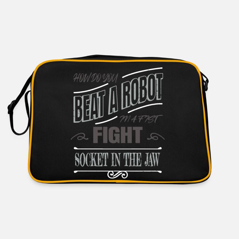 robotics engineering artificial intelligence Retro Tasche