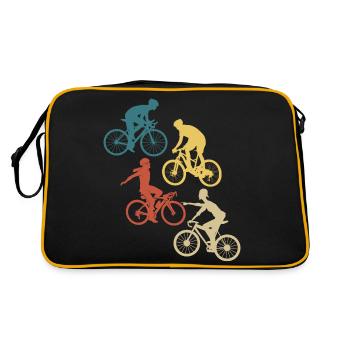 Vintage Retro Bike - Retro Bag - black/gold - Back