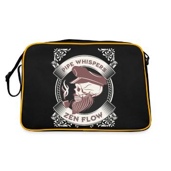 Pipe Dream Skull Tuxedo Zen Smoke Smoky Serenity - Retro Bag - black/gold - Back