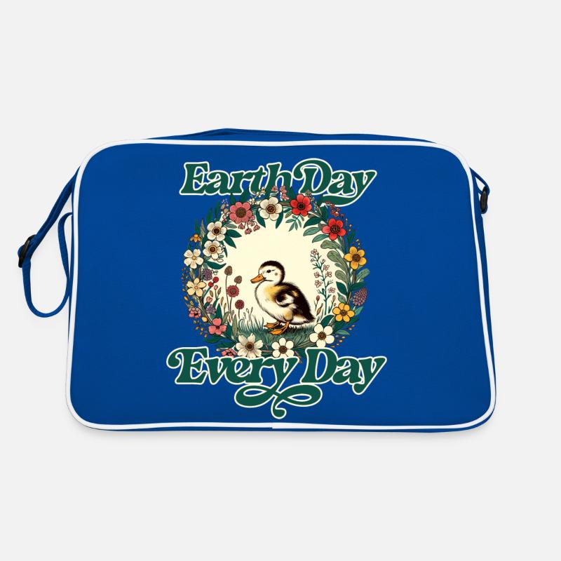Tag der Erde jeden Tag Retro Tasche