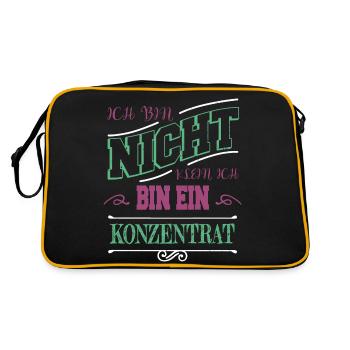 Sarcastique Amour De Soi Narcissisme Drôle Dire - Sac Retro - noir/or - Dos