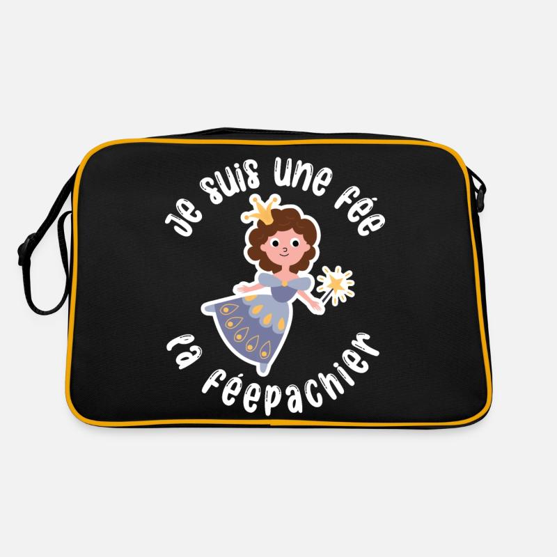 Ich bin eine Fee Die Fee Pachier Fee - Lustiger Humor Retro Tasche