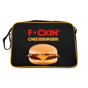 F*CKIN' CHEESEBURGER-CENSORED-NEG’S URBAN SPORTS - Sac Retro - noir/or - Dos