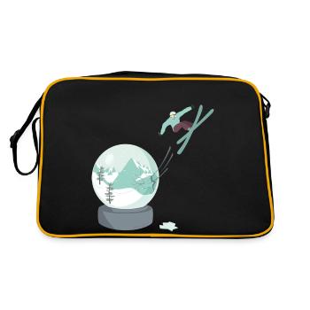Boule à freeride - Sac Retro - noir/or - Dos