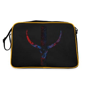 Tengri - Retro Bag - black/gold - Back
