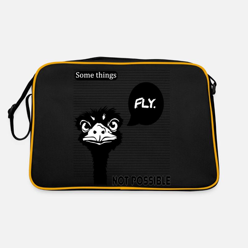 STRAUSSENFLIEGE SWK Retro Tasche