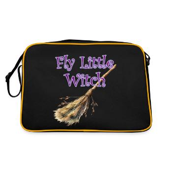 Mouche Petite Sorcière - Sac Retro - noir/or - Dos