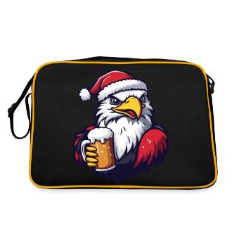 Bière de Noël Eagle - Sac Retro - noir/or - Dos