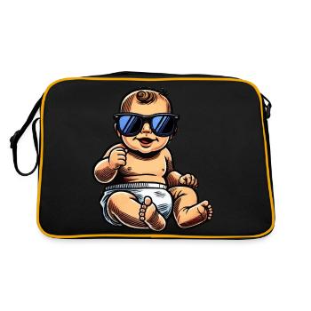 baby - Retro Bag - black/gold - Back