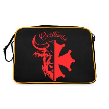OCCITÀNIA TAURUS - Retro Bag - black/gold - Back