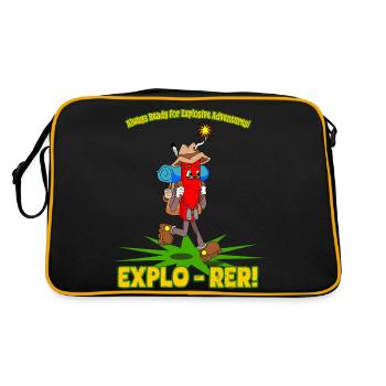 Explo-rer Funny Adventures Randonneur et Excursion - Sac Retro - noir/or - Dos