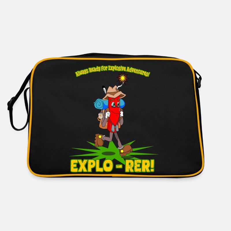 Explo-rer Funny Adventures Hiker and Excursion Retro Bag