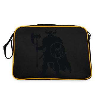 Guerrier viking - Sac Retro - noir/or - Dos