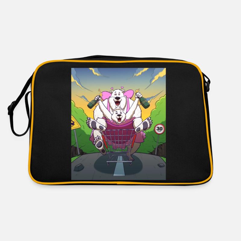Tipsy Bears Retro Tasche
