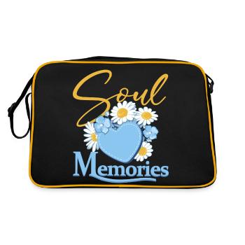 Mémoires d’âme - Sac Retro - noir/or - Dos