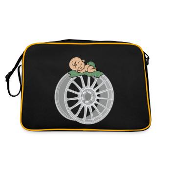 Baby - Retro Bag - black/gold - Back