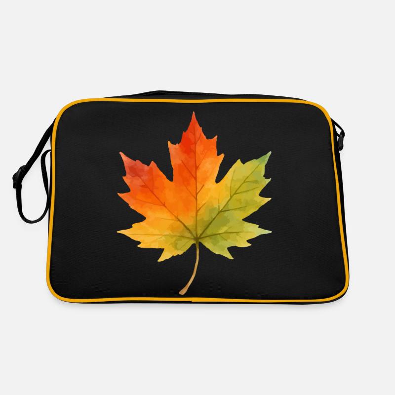 Leaf Maple Leaf Watercolor 1 Retro Bag