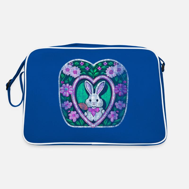 lapin de Pâques rétro d’occasion classique Sac Retro